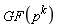 GF(p^k)