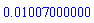 0.1007000000e-1
