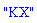 "KX"