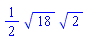 (1/2)*18^(1/2)*2^(1/2)