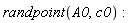 randpoint(A0, c0)