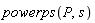 powerps(P, s)