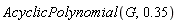 AcyclicPolynomial(G, .35)