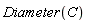 Diameter(C)