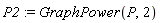P2 := GraphPower(P, 2)