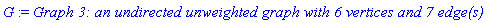 G := `Graph 3: an undirected unweighted graph with 6 vertices and 7 edge(s)`