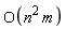 O(n^2*m)