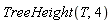 TreeHeight(T, 4)