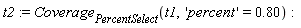t2 := Coverage[PercentSelect](t1, 'percent' = .80)