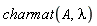 charmat(A, lambda)