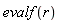 evalf(r)
