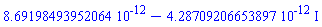 0.869198493952064e-11-0.428709206653897e-11*I
