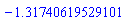HFloat(-1.317406195291007)