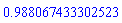 HFloat(0.9880674333025232)