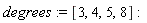 degrees := [3, 4, 5, 8]