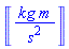 Unit(kg*m/s^2)