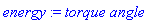 torque*angle