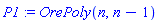 P1 := OrePoly(n, n-1)
