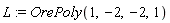 L := OrePoly(1, -2, -2, 1)