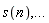 s(n), () .. ()