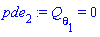 pde[2] := Q[theta[1]] = 0