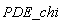 PDE_chi