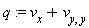 q := v[x]+v[y, y]