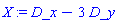 _DG([["vector", M, []], [[[1], 1], [[2], -3]]])