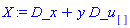 _DG([["vector", M, []], [[[1], 1], [[3], y]]])