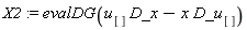 X2 := evalDG(u[]*D_x-x*D_u[])