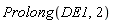 Prolong(DE1, 2)