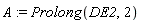 A := Prolong(DE2, 2)