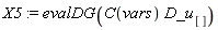 X5 := evalDG(C(vars)*D_u[])