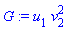 G := u[1]*v[2]^2