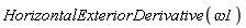 HorizontalExteriorDerivative(omega1)