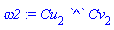 omega2 := Cu[2]*`^`*Cv[2]