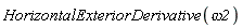 HorizontalExteriorDerivative(omega2)