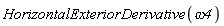 HorizontalExteriorDerivative(omega4)