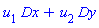 u[1]*Dx+u[2]*Dy