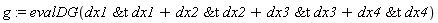 g := evalDG(`&t`(dx1, dx1)+`&t`(dx2, dx2)+`&t`(dx3, dx3)+`&t`(dx4, dx4))