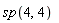 sp(4, 4)