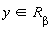 `in`(y, R[beta])