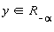 `in`(y, R[-alpha])