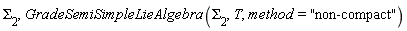 Sigma[2], GradeSemiSimpleLieAlgebra(Sigma[2], T, method = "non-compact")