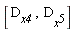 [D[x4], D[x^5]]