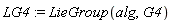 LG4 := LieGroup(alg, G4)