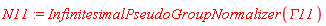 N11 := InfinitesimalPseudoGroupNormalizer(GAMMA11)