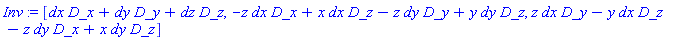 [_DG([["tensor", M, [["cov_bas", "con_bas"], []]], [[[1, 1], 1], [[2, 2], 1], [[3, 3], 1]]]), _DG([["tensor", M, [["cov_bas", "con_bas"], []]], [[[1, 1], -z], [[1, 3], x], [[2, 2], -z], [[2, 3], y]]]), _DG([["tensor", M, [["cov_bas", "con_bas"], []]], [[[1, 2], z], [[1, 3], -y], [[2, 1], -z], [[2, 3], x]]])]
