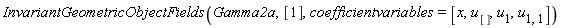 InvariantGeometricObjectFields(Gamma2a, [1], coefficientvariables = [x, u[], u[1], u[1, 1]])
