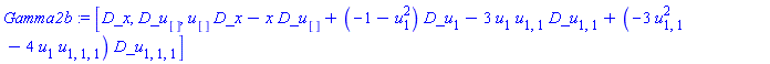 [_DG([["vector", J, ["projectable", 3]], [[[1], 1]]]), _DG([["vector", J, ["projectable", 3]], [[[2], 1]]]), _DG([["vector", J, ["point", 3]], [[[1], u[]], [[2], -x], [[3], -1-u[1]^2], [[4], -3*u[1]*u[1, 1]], [[5], -3*u[1, 1]^2-4*u[1]*u[1, 1, 1]]]])]